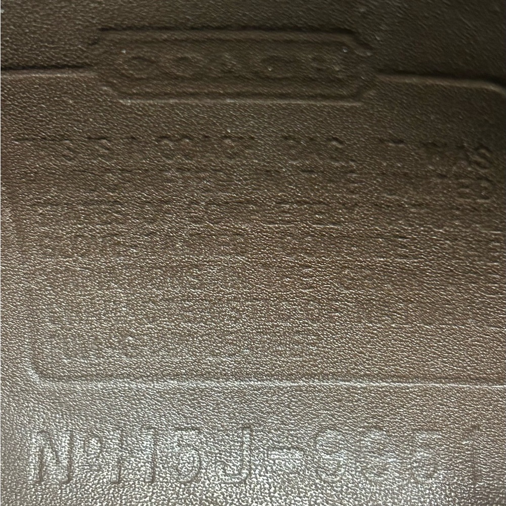 Vintage Coach 9951 Shoulder Messenger Dark Brown Leather Bag. - Picture 13 of 14